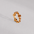 ANEL FORMAS NUANCES MARROM DOURADO