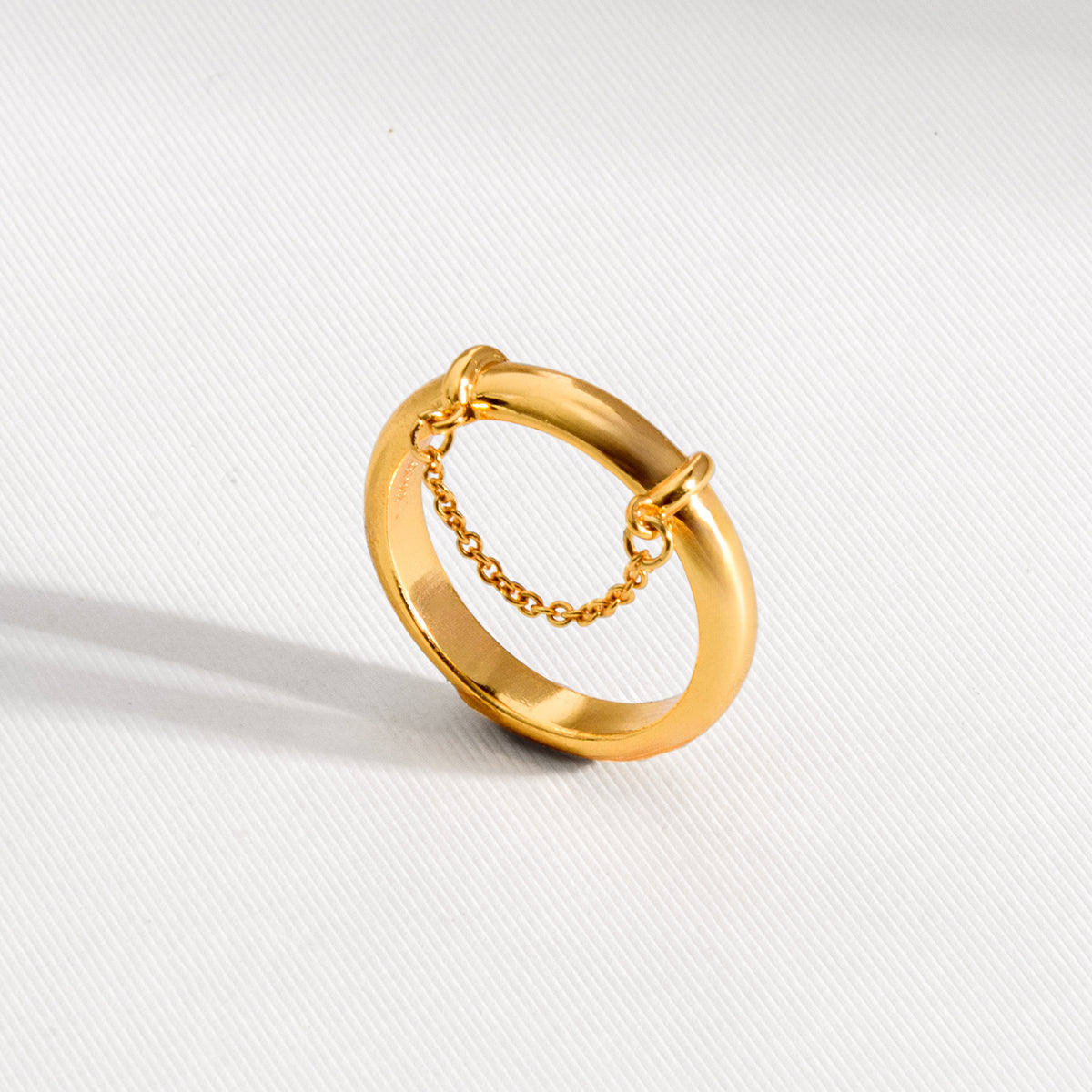 ANEL OLHO GIPSY CORRENTE DOURADO