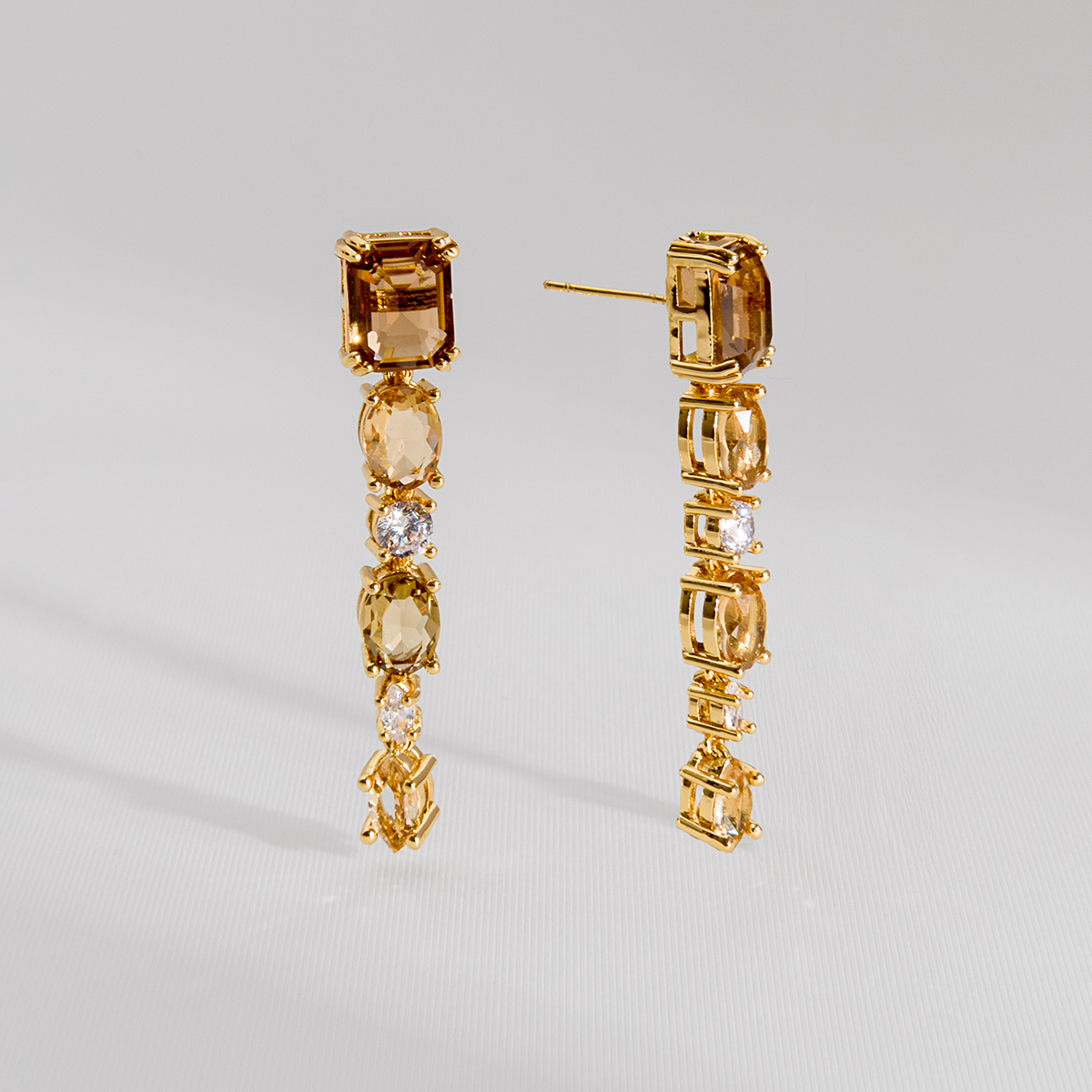 BRINCO NUANCES MARROM DOURADO
