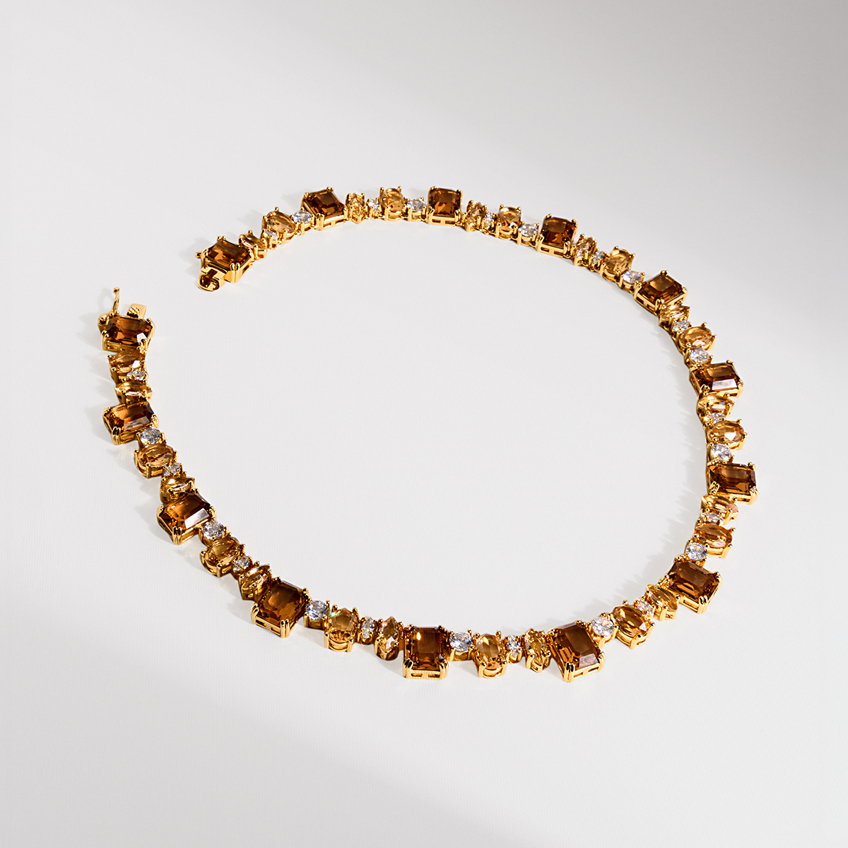 COLAR NUANCES MARROM DOURADO