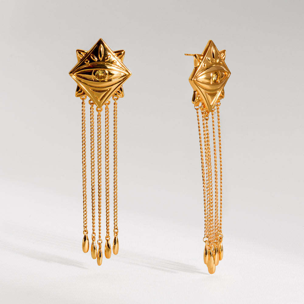 BRINCO OLHO GIPSY DOURADO